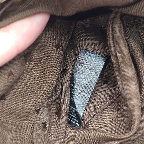 Fossil Morgan Zip Top Crossbody Messenger Shoulder Bag Brown Pebble Leather - Picture 9 of 14